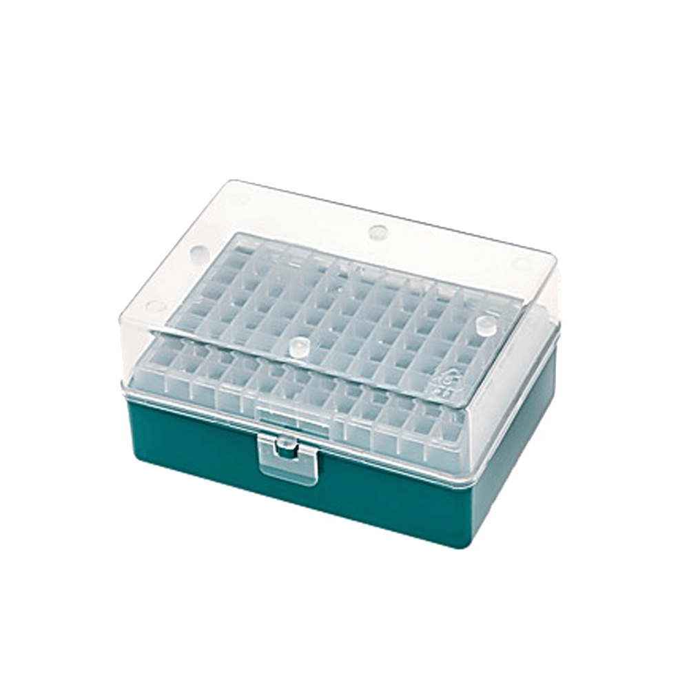 96 Place PCR Tube Storage Rack with Clear Lid